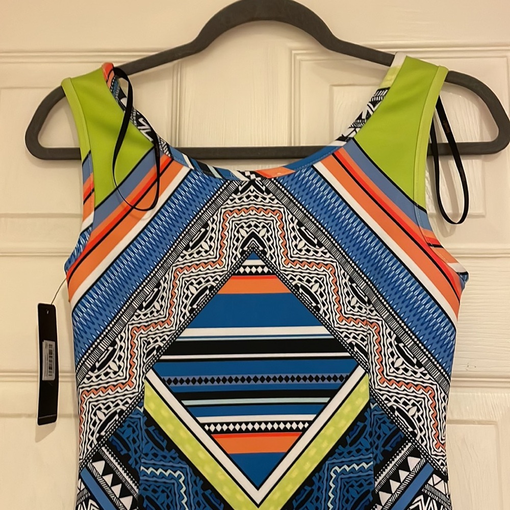 Laundry by Shelli Segal Geometric Tank Bodycon Dress - Picture 7 of 13